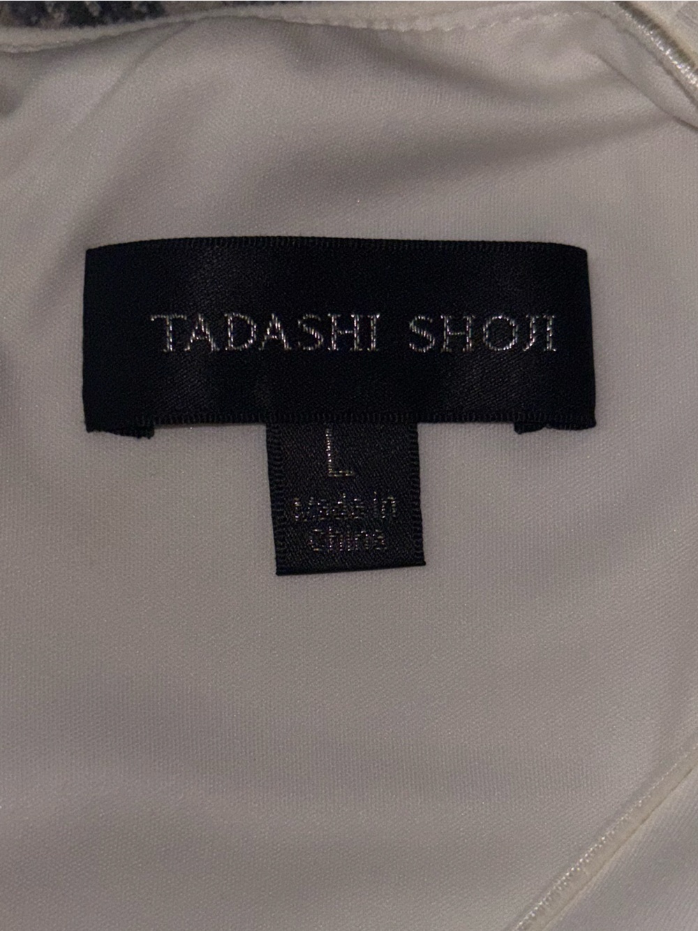 NWT TADASHI SHOJI Birch neoprene Dress L - Picture 7 of 7
